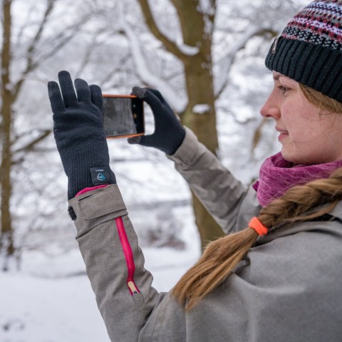 Рукавички водонепроникні Dexshell ThermFit 3.0 Gloves, чорні, розмір L