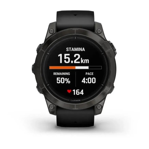 Смарт-часы Garmin epix Pro Gen 2 Standard Edition (47мм) сланцево-серые с черным ремешком