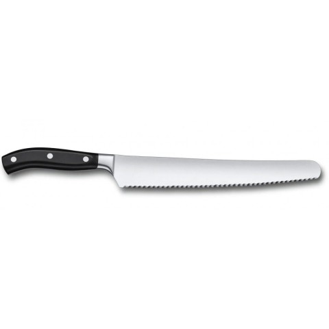 Кухонний ніж Victorinox Grand Maitre Bread лезо 26см хвил. для хліба з чорн. ручкою у подар.упак.