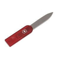 Ніж Victorinox для SwissCards черв.прозор