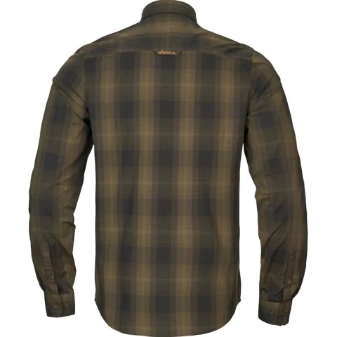 Рубашкa Harkila Akkan L/S L Зелёный/Коричневый
