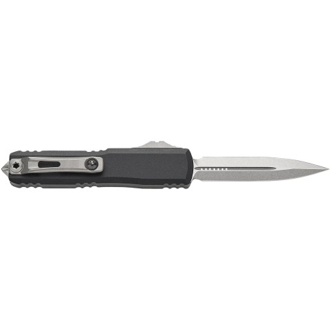 Нож Microtech UTX-70 GEN IV, D/E Stonewash Standard black