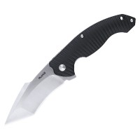 Ніж складаний туристичний Ruike P851-B, (8.9 см) 14C28N / G10 чорний