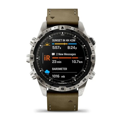 Смарт-годинник Garmin MARQ Adventurer Gen 2 Damascus Steel
