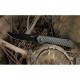 Ніж складаний туристичний Ruike P122-MB, (9.2 см) 14C28N / мікарта коричневий