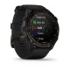 Смарт-годинник Garmin Descent Mk3i (51 мм) карбоново-сірий DLC титановий з чорним силіконовим ремінцем