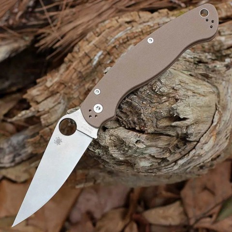 Ніж Spyderco Military 2 Sprint Run, CPM 15V, G-10 brown