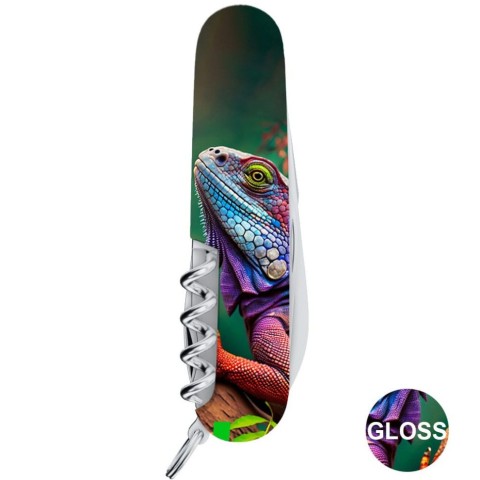 Ніж Victorinox Camper Animal 91мм,13функ ,Хамелеон