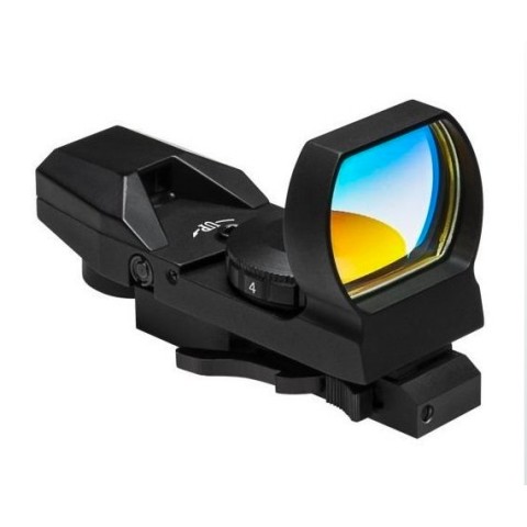 Коліматорний приціл  RED DOT 4 RETILE OPTIK Dot, Star Burst, Cross і Bullseye з кріпленням KEYMOD