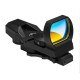 Коліматорний приціл  RED DOT 4 RETILE OPTIK Dot, Star Burst, Cross і Bullseye з кріпленням KEYMOD