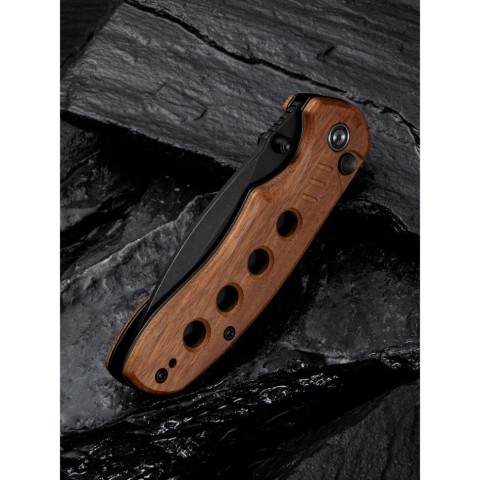 Ніж складаний кишеньковий Civivi Triptych, (7.6 см) 14C28N / Guibourtia Wood