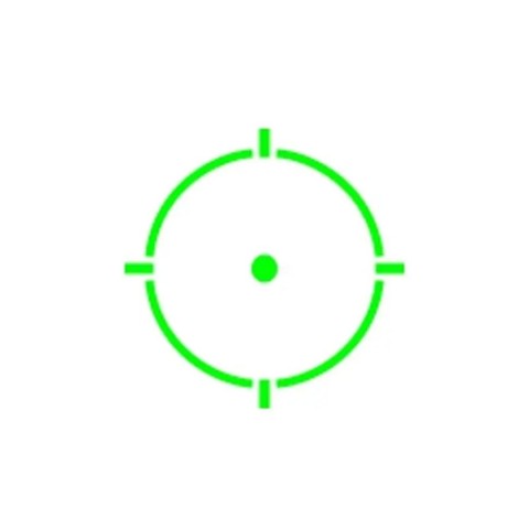 Приціл коліматорний Holosun AEMS точка 2 MOA + коло 65 МОА (зелений)