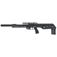 Пневматическая редукторная винтовка FX Airgun Leopard Black Sniper Tube .177 кал