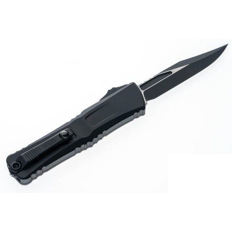 Нож Microtech Combat Troodon Gen III OTF, bowie tactical, черный