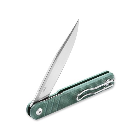 Ніж складаний туристичний Ganzo G772-GB (8.9 см) 8CR14 / G10 зелений