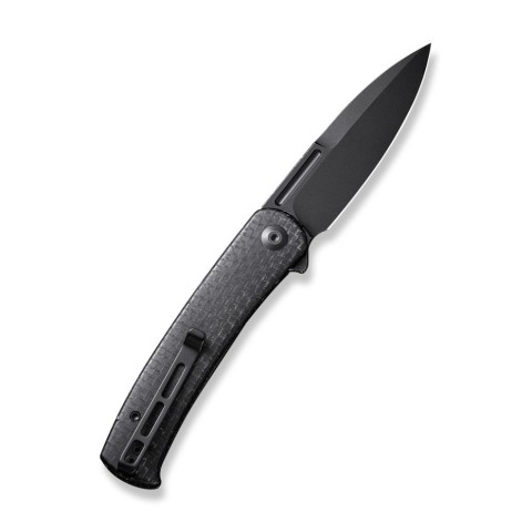 Ніж складаний туристичний Civivi Caetus Flipper, (8.8 см) Damascus / Carbon Fiber