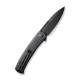 Ніж складаний туристичний Civivi Caetus Flipper, (8.8 см) Damascus / Carbon Fiber