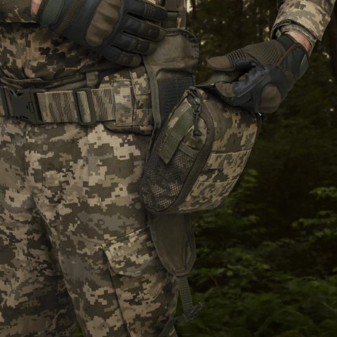 Аптечка Ukrarmor збільшена PRO (підсумок-органайзер). Cordura 1000 Піксель