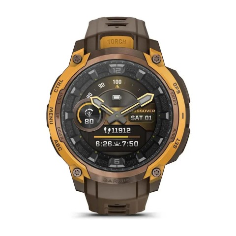 Garmin Instinct Crossover AMOLED – прочные смарт-часы с сапфиром и Revodrive