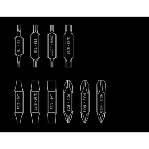 Набір біт для NexTool Flagship Captain та Pocket tool