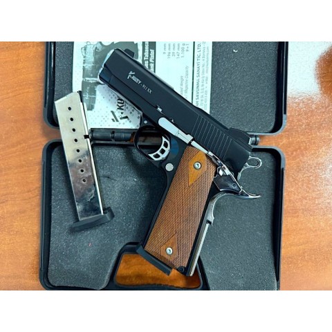 KUZEY 911-SX#2 Black/Brown Wooden Grips + магазин УЦІНКА