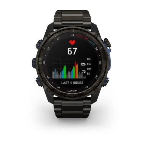 Смарт-часы Garmin Descent Mk3i (51 мм) карбоново-серые DLC титановые с DLC титановым ремешком