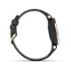 Смарт-часы Garmin Lily Classic с кремово-золотистым безелем, черным корпусом и итальянским кожаным ремешком