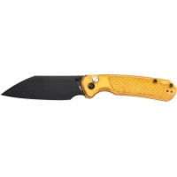 Ніж CJRB Pyrite-Light Black Blade, AR-RPM9, FRN yellow