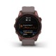 Смарт-годинник Garmin fenix 7S Sapphire Solar темно-бронзовий титановий з глиняно-сірим ремінцем