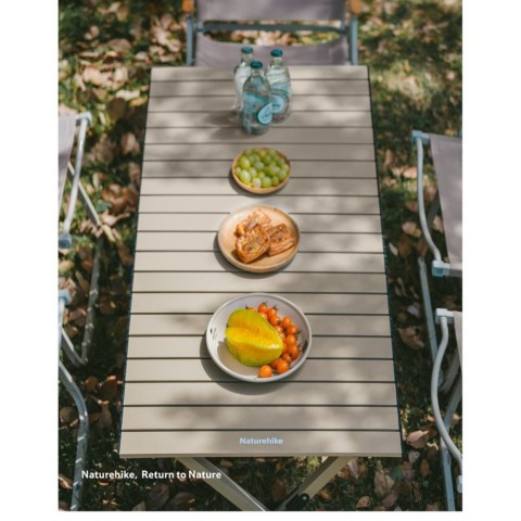 Складаний стіл Naturehike Star Jane T01 CNK2550JJ018, 89х60 см, вуглецева сталь, бежевий