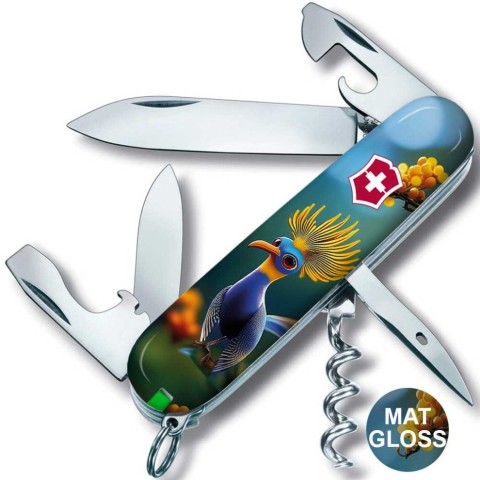 Складаний ніж Victorinox SPARTAN DESIGN Райська синя пташка