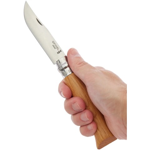 Нож Opinel №9 VRI, дуб, упаковка ц:natural