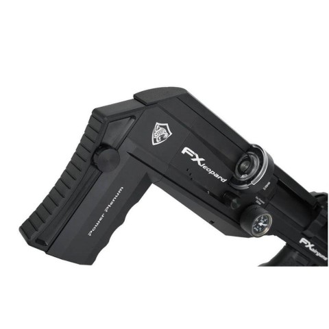 Пневматическая редукторная винтовка FX Airgun Leopard Black Sniper Tube .177 кал