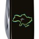 Складаний ніж Victorinox HUNTSMAN UKRAINE Кордони України + Дім 1.3713.3_T1290u