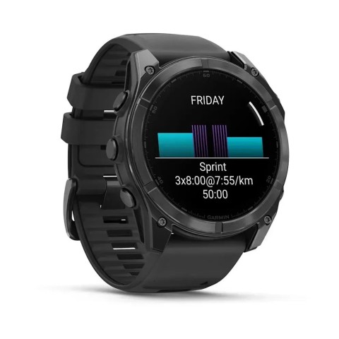 Garmin Fenix 8 AMOLED (51 мм) сланцево-серый/чёрный