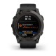 Смарт-годинник Garmin fenix 7X Pro Sapphire Solar Edition карбоново-сірий титановий DLC з чорним ремінцем