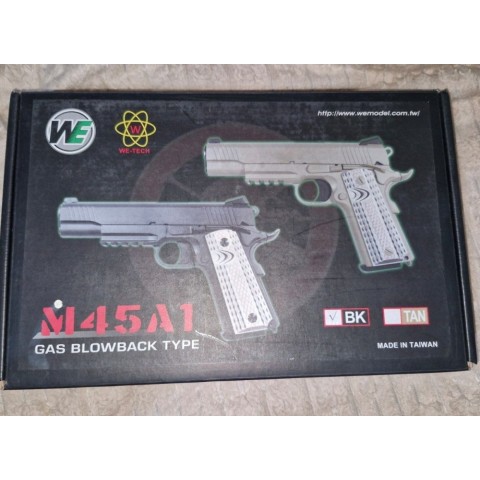 Пистолет страйкбольный Colt 1911 M45A1 WE бу