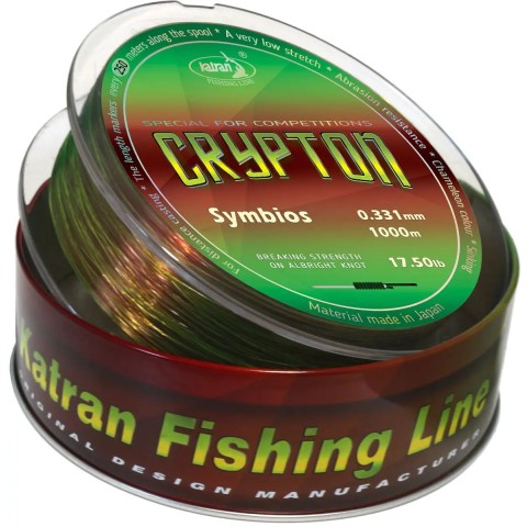 Волосінь Katran Crypton Symbios 1000m (camo-neon) 0.331mm 17.5lb/7.94 kg