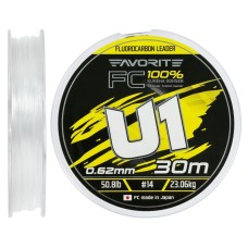 Флюорокарбон Favorite U1 FC 30m #14/0.62mm 50.8lb/23.06kg