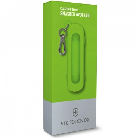 Чохол Victorinox 58мм силікон.зел Skateboard Smashed Avocado для Classic Colors 1-2шари