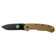 Нож Esee Knives Avispa Black Blade D2 Nylon Coyote brown