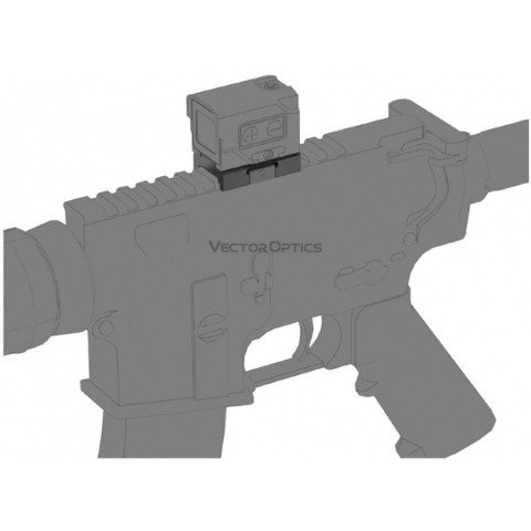 Кріплення низкопрофільне Vector Optics на планку Вівер для VOD footprint