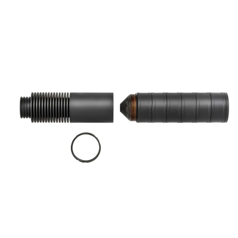 AFTactical S44NF60 2в1 пбс+пламегас з радіатором, 6 сепараторів, .38 (9мм), 1/2x28 UNEF, AKDAS SA-9 HP