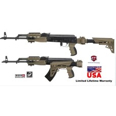 AK-47 / AK-74 приклад / раздвижной приклад / AK складной приклад с амортизирующим Scorpion Desert Tan ATI