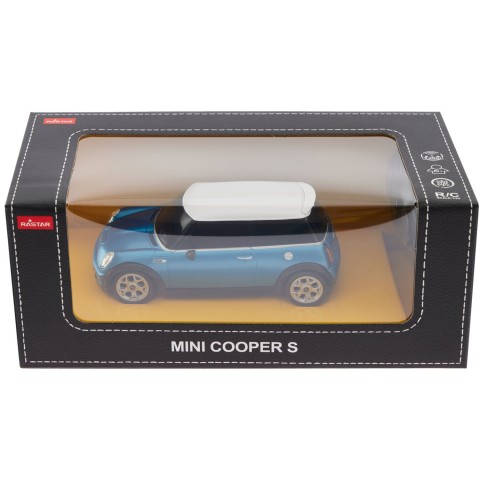 Машинка Rastar Mini Cooper 1:24 Голубой