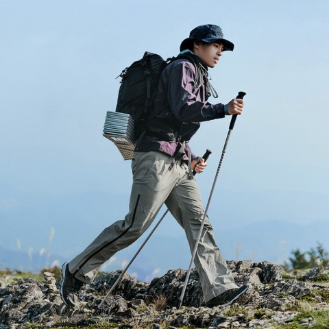 Трекінгова палиця Naturehike CNK2450DS016, 130 см, фіолетова