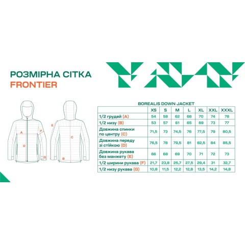Куртка Frontier Borealis XL Пух dark grey