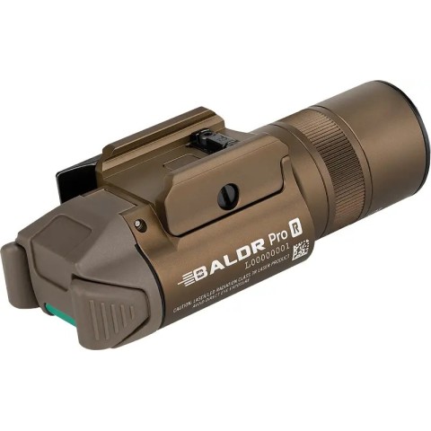 Ліхтар з ЛЦВ Olight Baldr Pro R Green Laser Desert Tan