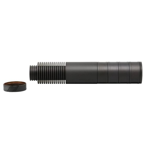 AFTactical S44-NF60 2в1 пбс+пламегас з радіатором 4 сепаратора .38 (9мм) 1/2x28 AKDAS SA-9HP