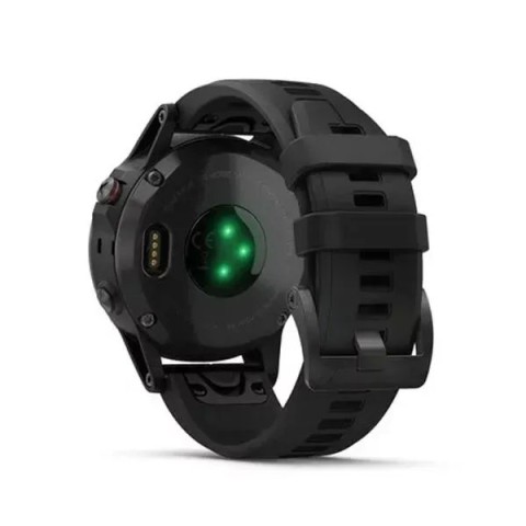 Смарт-часы Garmin fenix 5 Plus Sapphire черные с черным ремешком